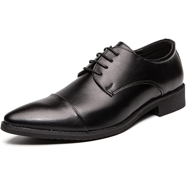 Amazon.com | Oxford Dress Shoes for Men Lace Up Round Toe